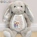Gift For Grandma,Grandma,Grandkids,Gift For Grandkids,Gift For Daughter,Gift For Mother - I Filled It With My Wishes Grandmother Granddaughter - Personalized Soft Toy Bunny
