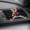 Basketball - Custom Photo Drive Safe Have Fun Basketball Players - Personalized Acrylic Car Vent Clip