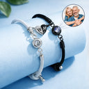 Gift For Couples,Old Couples,Gift For Husband,Gift For Wife,Gift For Boyfriend,Gift For Girlfriend,LGBT,Love - Custom Photo You And Me We Got This Couple - Personalized Photo Projection Bracelet Magnetic Initial