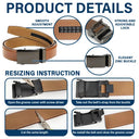 Gift For Couples, Gift For Husband, Gift For Boyfriend, Love - I Licked It So It's Mine Couple Initials - Personalized Leather Belt With Engraved Buckle