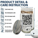 Couples, Gift For Couples - Couple Favorite Song I'm Yours No Returns QR Code - Personalized Mason Jar Light
