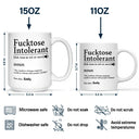 Gift For Bestie, Happy, Top Market, Gifts For Colleagues - Morning Intolerant Funny - Personalized Mug
