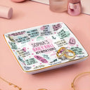 Top Market,Love,Gift For Yourself,Gift For Women,Gift For Men,Christian - My Daily Bible Affirmations - Personalized Ring Dish