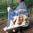 Dog Lovers, Pet Lovers, Dog Mom, Dog Dad, Pet Mom, Pet Dad, Love - My Dog Cuddling Blanket - Personalized Fleece Blanket, Sherpa Blanket