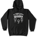 Gift For Grandpa,Gift For Grandparents,Gift For Father,Happ - My Favorite People Call Me Papa Kid Stick Figures - Personalized T Shirt