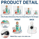 Happy,Nurse,Gift For Yourself - Nurse Happy On The Road - Personalized Acrylic Car Vent Clip