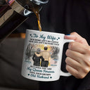 Gift For Couples, Old Couples, Gift For Husband, Gift For Wife, Happy - Old Couple Our Home Ain't No Castle - Personalized Mug
