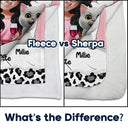 Gift For Couples,Gift For Husband,Gift For Wife,Gift For Boyfriend,Gift For Girlfriend,Cat Lovers,Cat Couple,Pet Lovers,Pet Couple,Love,LGBT - Our Cat Cuddling Blanket - Personalized Fleece Blanket, Sherpa Blanket