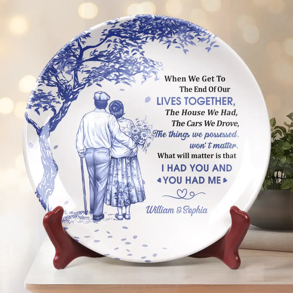 Our Home Ain't Castle - Personalized Ceramic Plate