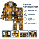 Custom Photo Dog Cat Face - Gift For Pet Lovers - Personalized Long Pajamas Set
