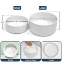 Cat Lovers,Cat Mom,Cat Dad - The Meows Are Lies - Personalized Pet Bowl