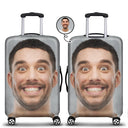 Continue Shopping,Custom Photo,Travel,Family,Gift For Bestie,Gift For Couples,Gift For Husband,Gift For Wife,Gift For Boyfriend,Gift For Girlfriend,Pet Lovers,Dog Lovers,Cat Lovers,Funny - Custom Photo Friends Family Couple Travel Lover - Personalized Luggage Cover