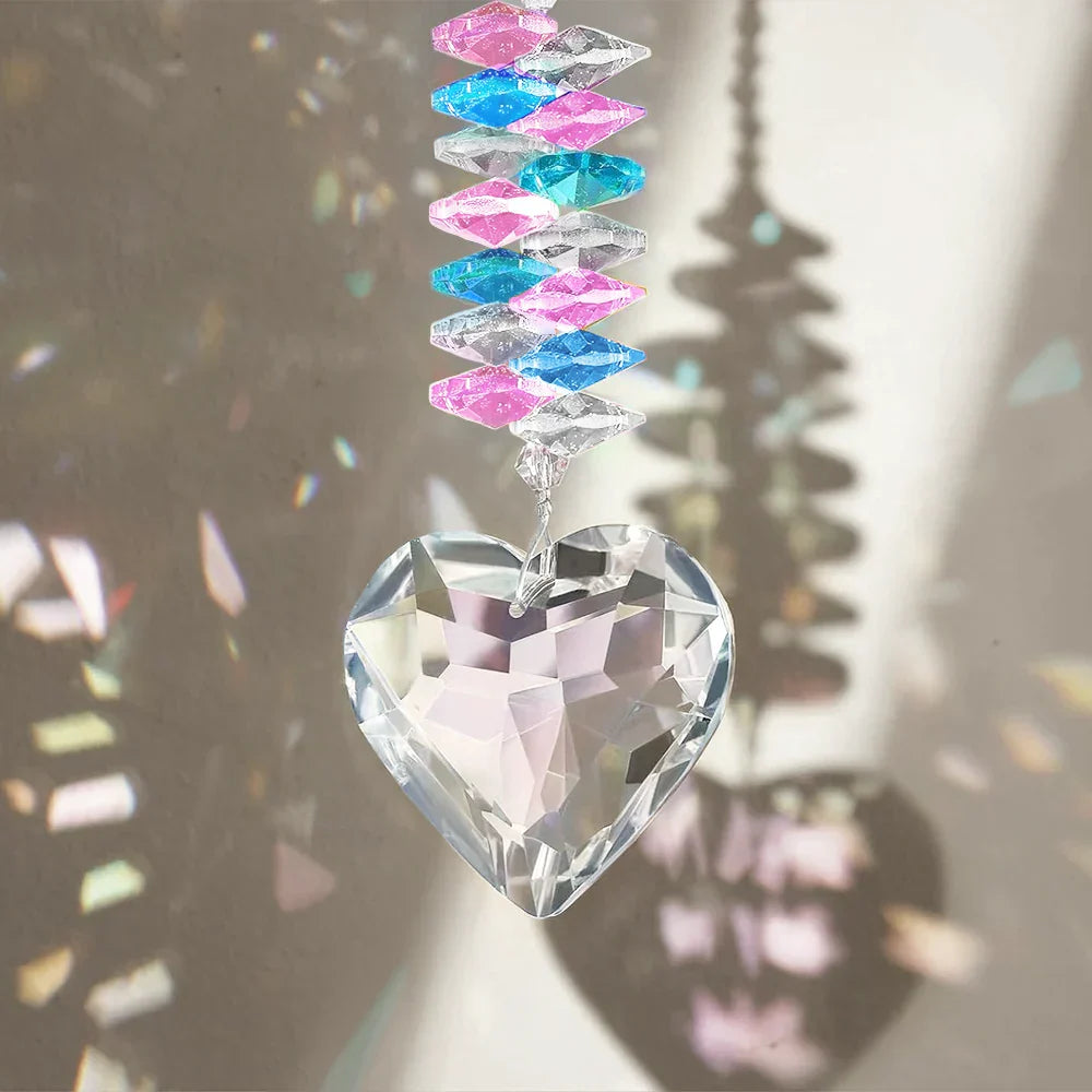 Pet Lovers,Love,Memorial,Custom Photo - Custom Photo Sympathy Pet Memorial Gift Sorry You Have Lost - Personalized Heart Crystal Suncatcher