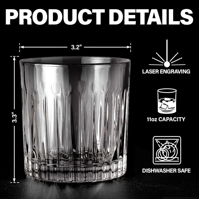 Gift For Couples,Gift For Husband,Gift For Boyfriend,Funny - I Licked It So It's Mine - Personalized Rocks Whiskey Glass
