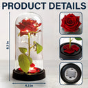 You & Me We Got This - Personalized Everlasting Rose Dome Lamp