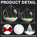 Family,Pet Lovers,Pet Mom,Pet Dad,Pet Couple,Dog Lovers,Dog Couple,Dog Mom,Dog Dad,Cat Lovers,Cat Mom,Cat Dad,Cat Couple,Happy,Single Mom,Single Dad,Gift For Grandpa,Gift For Grandma,Gift For Grandkids,Christmas - Sea Glass Family Christmas - Personalized 3D Acrylic Ball Ornament