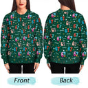Gift For Kids,Gift For Grandkids,Gift For Men,Gift For Women,Funny - Six Seven Funny Slang - Personalized Unisex Ugly Sweater