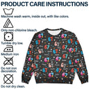 Gift For Kids,Gift For Grandkids,Gift For Men,Gift For Women,Funny - Six Seven Funny Slang - Personalized Unisex Ugly Sweater