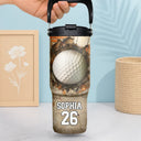 Baseball,Basketball,Gift For Kids,Gift For Grandkids,Happy,Back To School - Sport Gifts For Kid - Personalized 30oz Tumbler With Handle