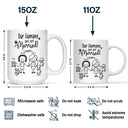 Gift For Couples,Gift For Husband,Gift For Wife,Gift For Boyfriend,Gift For Girlfriend,Pet Lovers,Pet Couple,Dog Lovers,Dog Couple,Cat Lovers,Cat Couple,Wedding,Wedding Anniversary,Married ,Engaged,Love - Stick Figures My Humans Are Getting Engaged Married - Personalized Mug