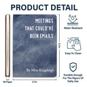 Gifts For Colleagues,Funny - Times I Was Right And Nobody Listened Funny Sarcastic Book - Personalized Leather Journal