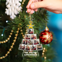 Custom Photo,Christmas,Travel,Gift For Yourself,Happy - Custom Photo Travel Photo Of The Year Travel Adventures - Personalized Custom Shaped Acrylic Ornament