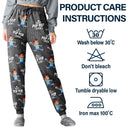 Gift For Father, Gift For Grandpa, Happy, Custom Photo - Custom Photo Cute Kids Best Dad Grandpa Ever Rain Pattern - Personalized Pajama Pants