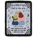 Life Is Tough - Gift For Sister - Personalized Fleece Blanket