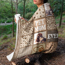 Custom Photo Best Dog Mom Ever - Gift For Pet Lovers - Personalized Fleece Blanket