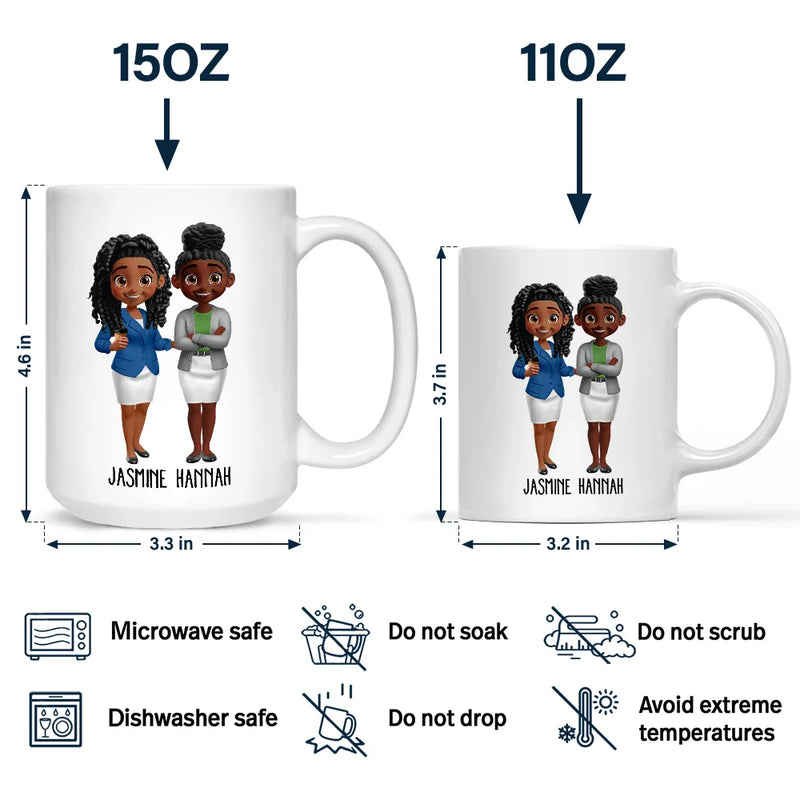 Gifts For Colleagues,Gift For Bestie - Thanks For Being My Favorite Coworker - Personalized Mug