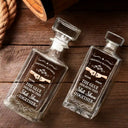 Funny,Gift For Brothers - The Glue Holding - Personalized Square Whiskey Bottle
