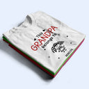 Gift For Grandpa,Gift For Father,Love, Top Market - This Grandpa Belongs To Kid Stick Figures - Personalized T Shirt
