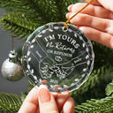 Gift For Couples,Gift For Husband,Gift For Wife,Gift For Boyfriend,Gift For Girlfriend,LGBT,Married ,Engaged,Love,Christmas - Couple Holding Hands We Got This - 3D Silver Effect Printed, Personalized Circle Glass Ornament